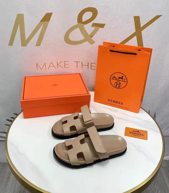 H leather Chypre Sandals Unisex - Saadstore