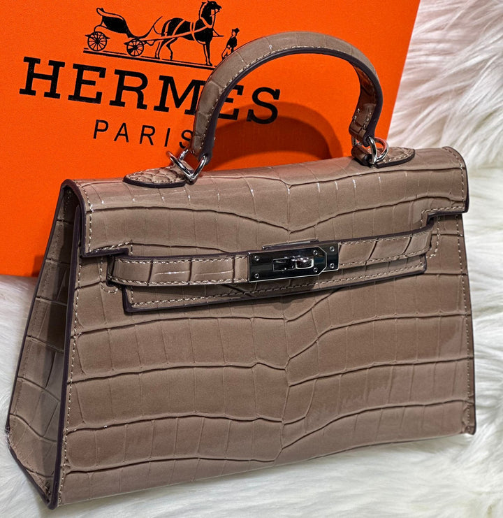 hermes crocodile leather bag
