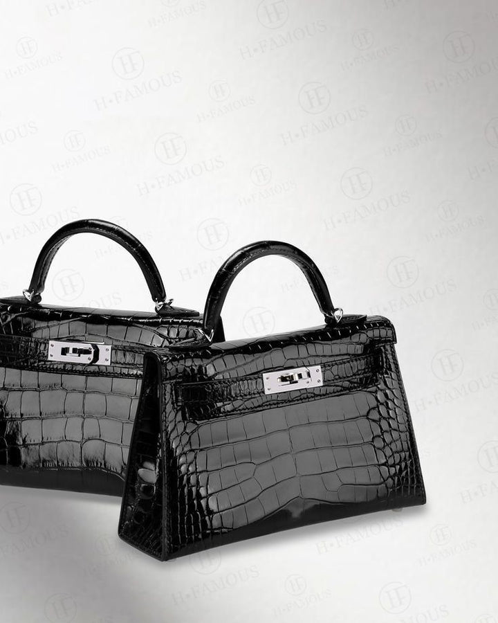 crocodile leather bag