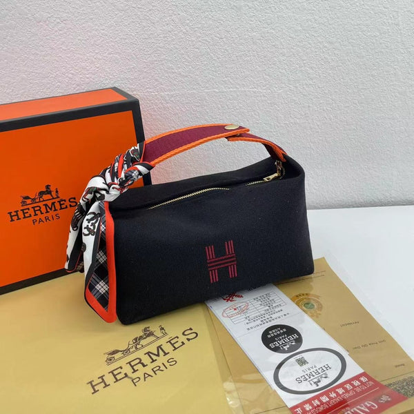 H Canvas Small Bride-a-Brac Case Bag