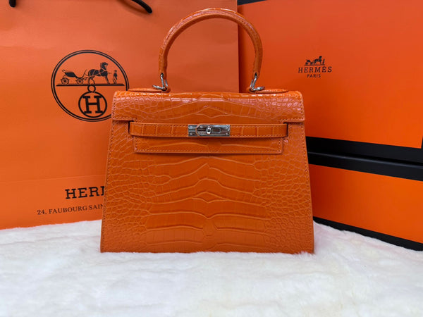 H Kelly Bag Crocodile 25cm