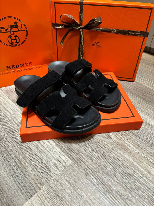 H Suede Leather Chypre Sandals