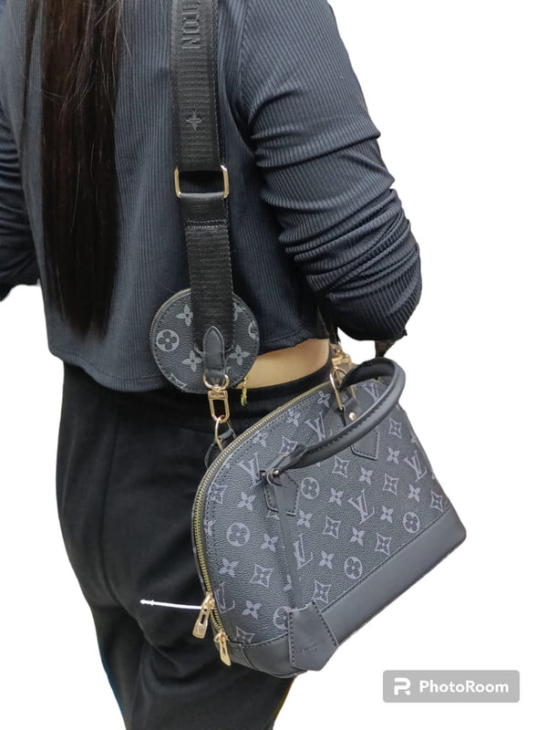 LV Alma Damier Canvas Top Handle Bag