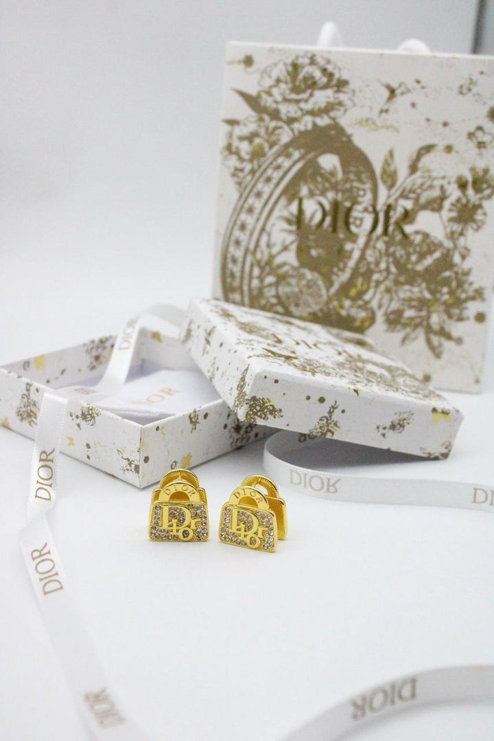 CD Crystal Earrings - Saadstore