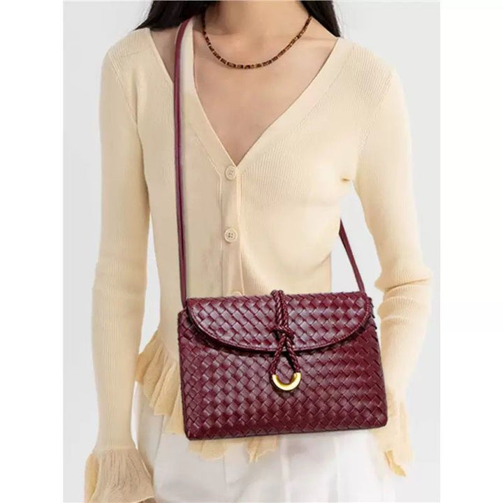 Andiamo Leather Bag By Bottega Veneta - Saadstore