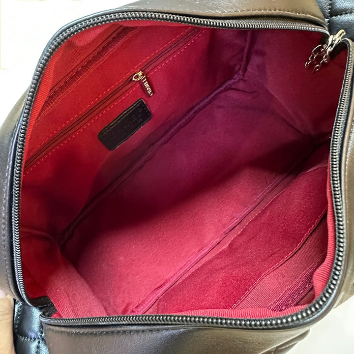 CH Ligne Cambon Reporter Quilted Leather Bag - Saadstore