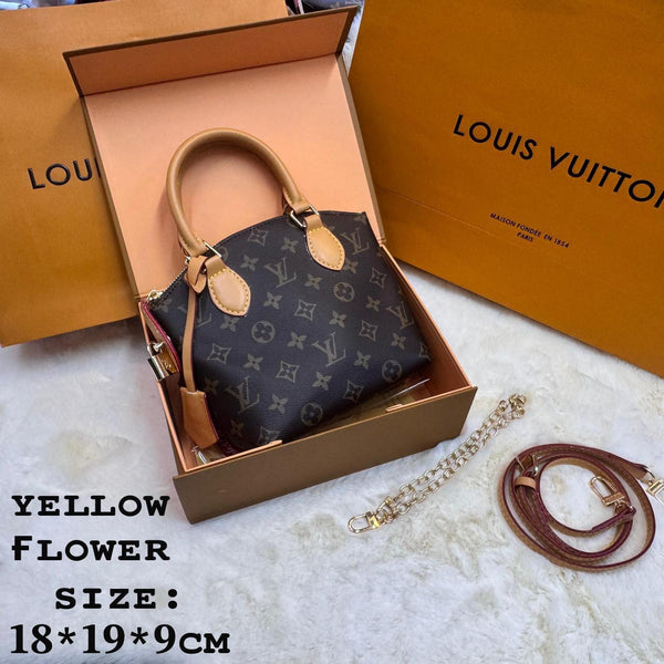 Lockit BB Monogram Bag With Strap & Chain 19cm