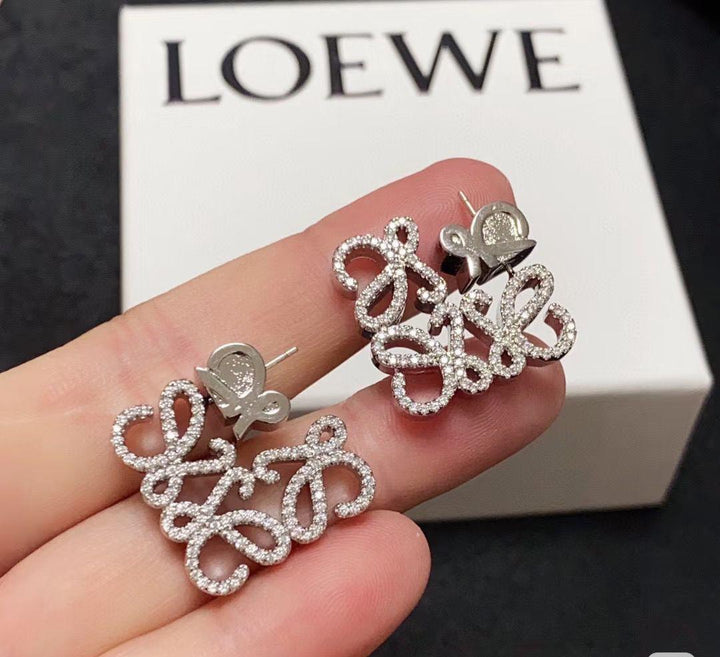 Geometric Hollow Stud Earrings By Loewe - Saadstore
