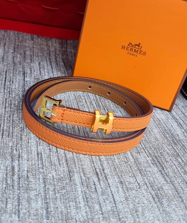 H Leather Belt