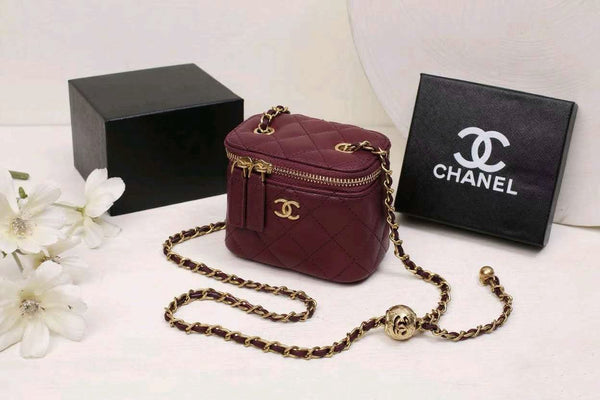 CH Mini Leather Vanity Bag