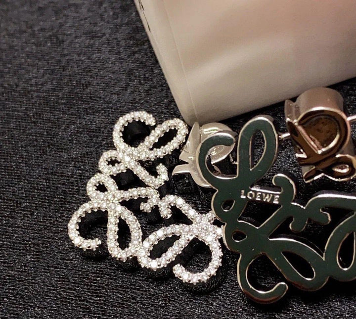 Geometric Hollow Stud Earrings By Loewe - Saadstore