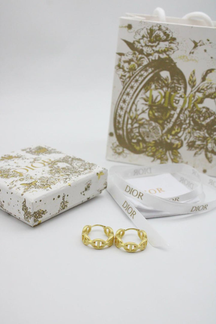 CD Crystal Earrings - Saadstore